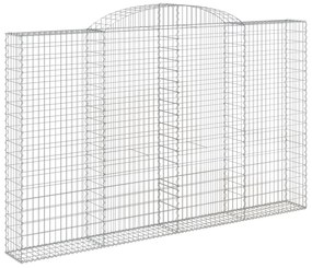 Cestos gabião arqueados 5pcs 300x30x180/200cm ferro galvanizado