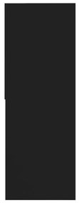 Estante 67x24x161 cm derivados de madeira preto
