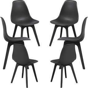 Pack 6 Cadeiras Kelen Suprym - Preto