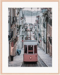 Impressão digital emoldurada Elevador da Bica