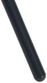 Cadeiras reclináveis jardim 3 pcs aço revestido a pó antracite