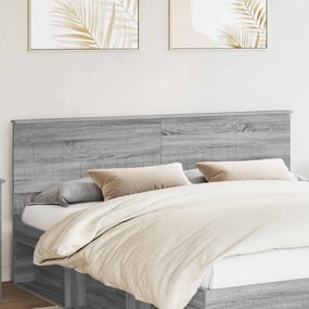 vidaXL Cabeceira Cinza Sonoma 180 cm Madeira processada
