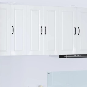 vidaXL Armário de Cozinha com porta Branco Brilhante 60 x 31 x 80 cm