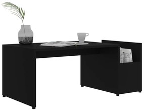 Mesa de centro 90x45x35 cm derivados de madeira preto