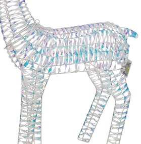 Candeeiro de pé de Natal Rena Arco-Íris 60cm incl. LED - Niji