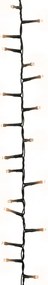 Cordão de luzes compacto 3000 luzes LED 65 m PVC branco quente