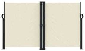 Toldo lateral retrátil 140x600 cm creme