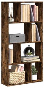 vidaXL Estante 60x20x120,5 cm derivados de madeira carvalho fumado