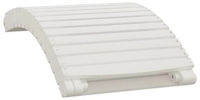 Espreguiçadeiras 2 pcs 184x55x64 cm acácia maciça branco