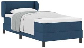 Cama Box com Colchão Azul 90x200 cm Tecido