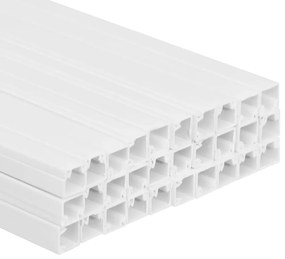 Calhas para cabos 30x20 mm 30 m PVC