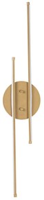Candeeiro de Parede Umut - Dourado - 17cm x 86cm x 5cm