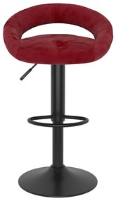 Bancos de bar 2 pcs veludo vermelho tinto