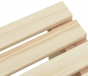 Apoios de pés para jardim 2 pcs madeira de abeto maciça