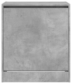 Sapateira 60x42x69 cm derivados de madeira cinzento cimento