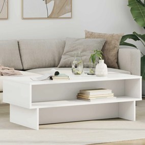 vidaXL Mesa de centro Branco 100 x 46 x 35 cm Madeira processada