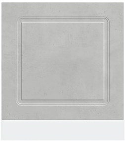 Painel máquina lavar louça Kalmar 60x1,5x67 cm cinza cimento