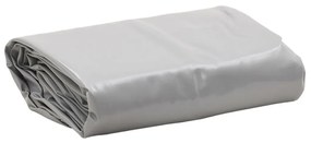 vidaXL Lona Ø 2,4 m 650 g/m² cinzento
