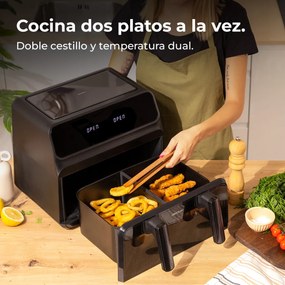 Fritadeira dietética digital Cecofry Advance 9000 Window de 9 L de capacidade