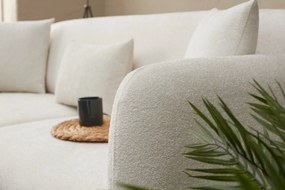 Sofá-Cama 3 Lugares Simena – Creme Dourado – 210 cm x 80 cm x 95 cm