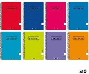 Caderno Papyrus 80 Folhas 90 G/m² Quarto (10 Unidades)