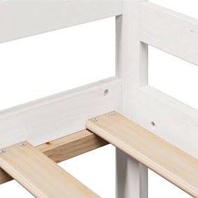 Sofá-cama com gavetas 80x200 cm madeira de pinho maciça