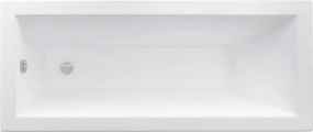Mexen Cubik banheira retangular 170 x 80 cm com revestimento, branca - 55031708000X