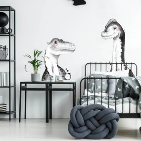 Autocolantes de parede - Braquiossauro e Tiranossauro Rex