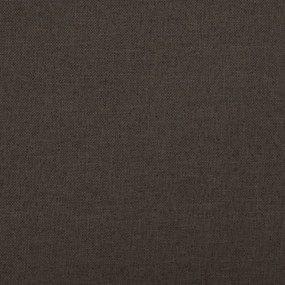 Banco arrumação dobrável 76x38x38cm linho falso castanho-escuro