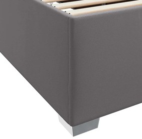 Estrutura da Cama Outros Cinzeto 140 x 200 cm Couro sintético