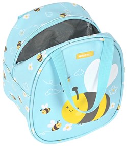 Porta-merendas Térmico Safta Abeja Azul Claro (19 x 22 x 14 cm)