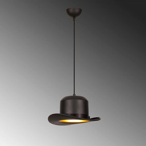 Candeeiro de Teto Sivani – Preto – Diâmetro 30 cm, Altura 114 cm