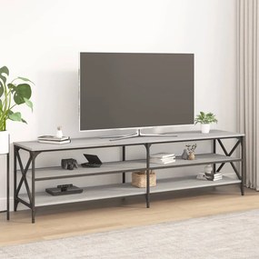 Móvel de TV 180x40x50 cm derivados de madeira cinzento sonoma