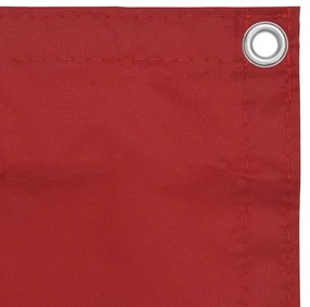 Tela de varanda 75x600 cm tecido Oxford vermelho