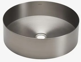 Lavabo Redondo Ø40 Cm Em Aço Inoxidável Lemia Cinzento Escovado - Sklum