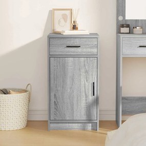 lado vidaXL cinza Sonoma 40x41x75 cm madeira engenheirada