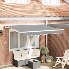 vidaXL Estrutura de Toldo Elétrico Retrátil 3x2 cm Metal