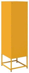 Móvel alto 36x39x123 cm aço laminado a frio amarelo