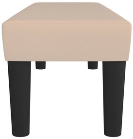 Banco 100x30x30 cm couro artificial cappuccino