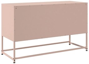 Móvel de TV 100,5x39x60,5 cm aço rosa