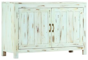 Aparador 110x35x70 cm madeira de mangueira maciça azul-claro