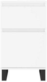 Aparadores 2 pcs 40x35x70 cm derivados de madeira branco