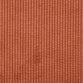 Poltrona 60 cm tecido corduroy laranja vermelho