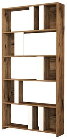 Estante Lima – Nogueira/Branco – 90x180x20 cm