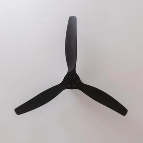 Ventoinha de teto EnergySilence Aero 5500 Aqua White&Black Connected de 40 W e 52’’ com controlo remoto, controlo por Wi-Fi e controlo remoto