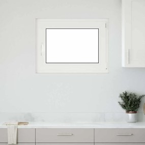 vidaXL Janela de porão "RISOR" 80x70 cm oscilobatente DIN direita antracite