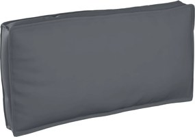 vidaXL Almofada Antracite 120 x 60 x 12 cm Tecido Oxford