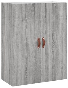 Armário alto 69,5x34x180 cm derivados de madeira sonoma cinza
