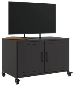 Móvel de TV 68x39x43,5 cm aço preto