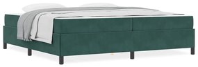 Estrutura da Cama Branco e Cinza Claro 200 x 200 cm Veludo
